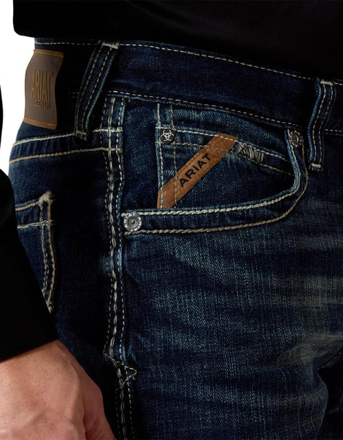 Load image into Gallery viewer, M4 Low Rise Boot Cut Jeans – Men’S Relaxed Fit Denim
