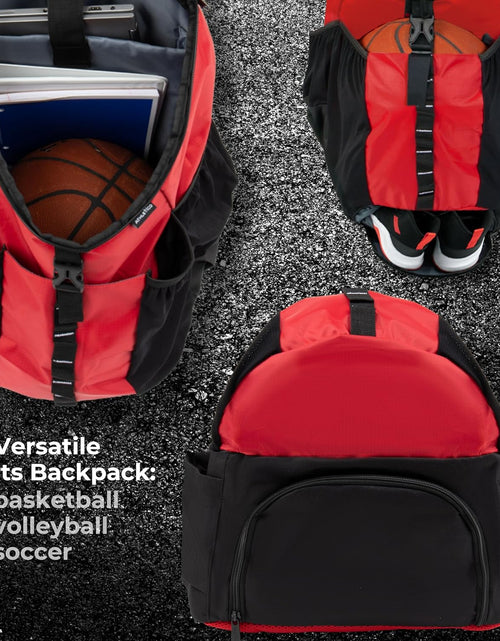 Load image into Gallery viewer, Basketball Bag - Large Basketball Backpack for Men &amp; Women - Volleyball &amp; Soccer
