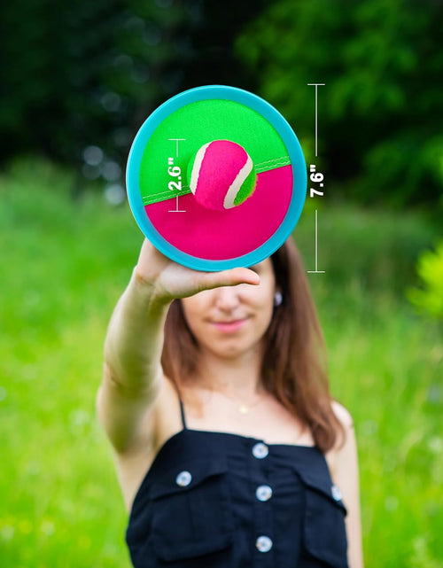 Load image into Gallery viewer, Toss and Catch Ball Game Outdoor Toys for Kids Yard Games Beach Toys outside Games for 3 4 5 6 7 8 9 10 Year Old Boys Girls (Upgraded)
