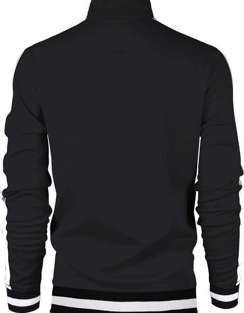 Load image into Gallery viewer, Mens Urban Hip Hop Premium Track Jacket - Slim Fit Side Taping Sportswear Urbanwear Streetwear Top
