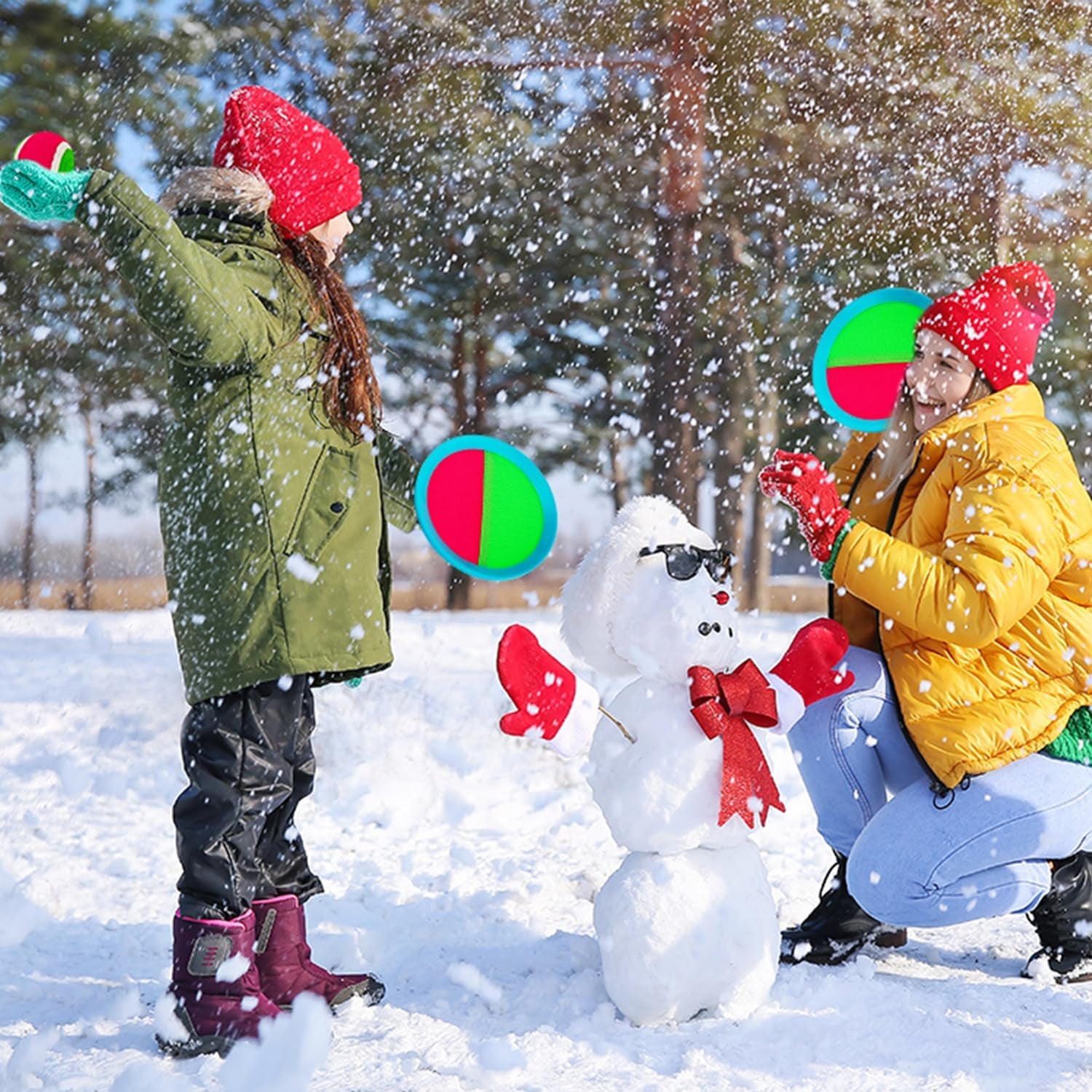 Toss and Catch Ball Game Outdoor Toys for Kids Yard Games Beach Toys outside Games for 3 4 5 6 7 8 9 10 Year Old Boys Girls (Upgraded)