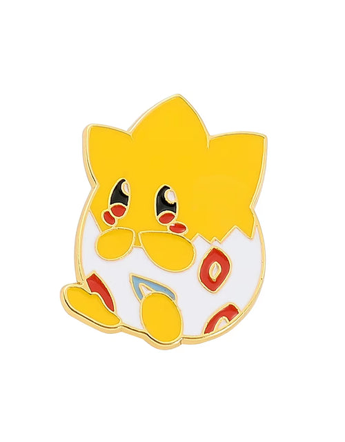 Load image into Gallery viewer, Anime Brooch Pins for Backpack Brooch Pokeball Gengar Meowth Pikachu Squirtle Cute Enamel Pin Kids Gift Accessories
