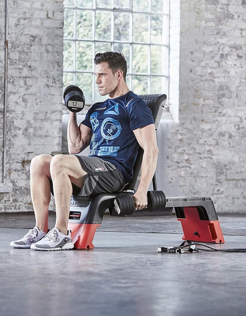 Load image into Gallery viewer, Fitness Multipurpose Adjustable Aerobic and Strength Training Workout Deck with Incline and Decline Bench Configurations
