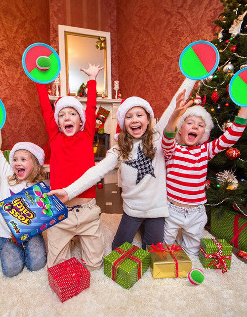 Load image into Gallery viewer, Toss and Catch Ball Game Outdoor Toys for Kids Yard Games Beach Toys outside Games for 3 4 5 6 7 8 9 10 Year Old Boys Girls (Upgraded)
