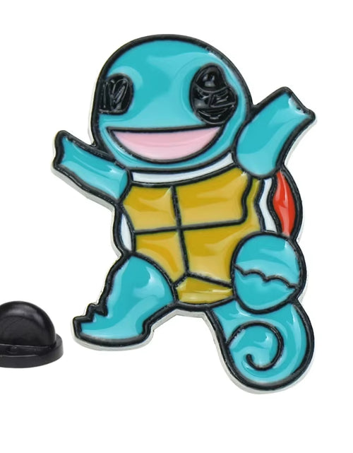 Load image into Gallery viewer, Anime Brooch Pins for Backpack Brooch Pokeball Gengar Meowth Pikachu Squirtle Cute Enamel Pin Kids Gift Accessories
