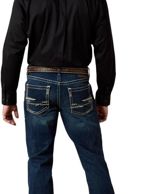 Load image into Gallery viewer, M4 Low Rise Boot Cut Jeans – Men’S Relaxed Fit Denim
