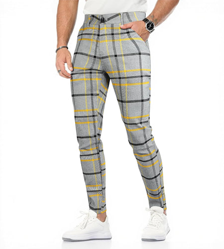 Mens Casual Pants Slim Fit Stretch Pants for Men
