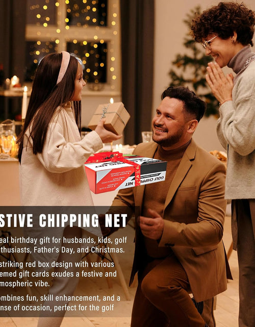 Load image into Gallery viewer, Pop-Up Golf Chipping Net Set - Foldable Training Kit with 2 Hitting Mats, 6 Practice Balls, 6 Foam Balls - Ultimate Golf Gift &amp; Target Chipping Aids
