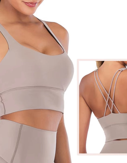 Load image into Gallery viewer, Yoga Shorts Set Women Fitness Set Yoga Outfit for Women 2 Piece Gym Suit Sports Bra Sets Workout Clothes Spandex Sports Clothing
