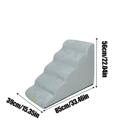 Pet Training Stairs with Removable Cover, 3, 4, 5 Steps, Bed, Sofa, Cats, Ladder, Ramp, XL