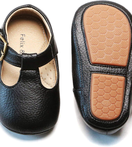 Soft Sole Leather Baby Shoes - Infant Baby Walking Shoes Moccasinss Rubber Sole Crib Shoes