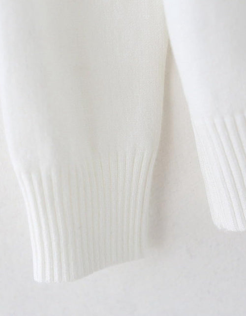 Load image into Gallery viewer, Girls Cardigan Sweater School Uniforms Button Long Sleeve Knit Tops
