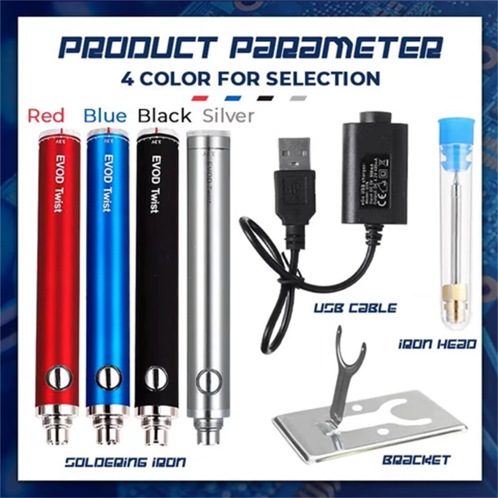 PrecisionPro 510 USB Mini Soldering Iron – Portable, Battery-Powered Tool for Jewelry Repair & Precision Work