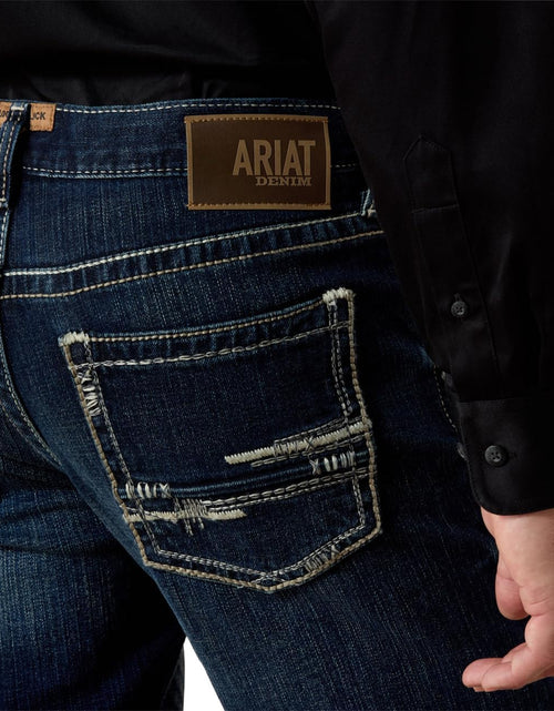 Load image into Gallery viewer, M4 Low Rise Boot Cut Jeans – Men’S Relaxed Fit Denim
