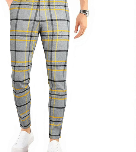 Mens Casual Pants Slim Fit Stretch Pants for Men