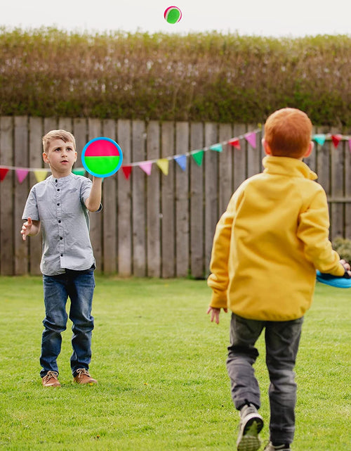 Load image into Gallery viewer, Toss and Catch Ball Game Outdoor Toys for Kids Yard Games Beach Toys outside Games for 3 4 5 6 7 8 9 10 Year Old Boys Girls (Upgraded)
