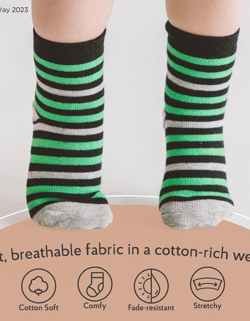 Load image into Gallery viewer, Baby Non Slip Socks Toddler Socks with Grips Ankle for Infants Kids Little Girls Boys
