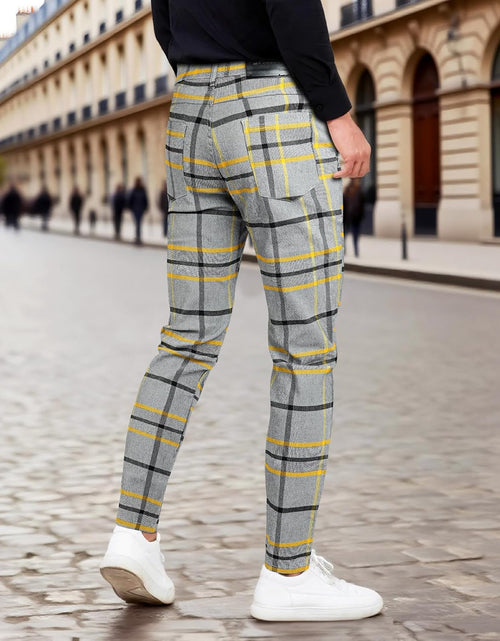 Load image into Gallery viewer, Mens Casual Pants Slim Fit Stretch Pants for Men
