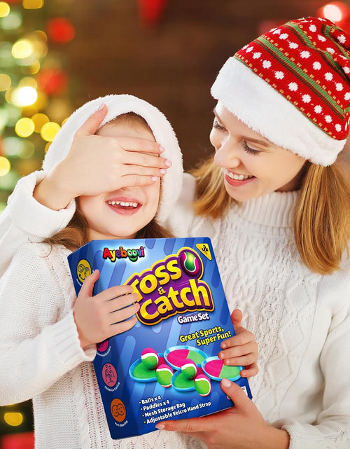 Load image into Gallery viewer, Toss and Catch Ball Game Outdoor Toys for Kids Yard Games Beach Toys outside Games for 3 4 5 6 7 8 9 10 Year Old Boys Girls (Upgraded)
