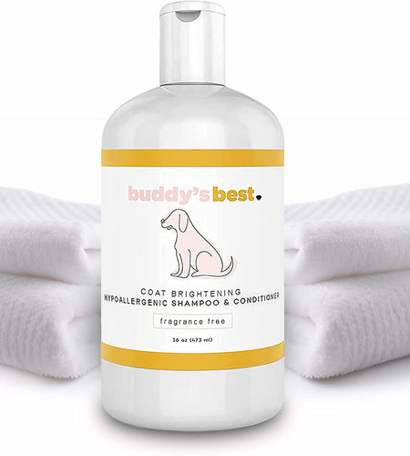 , Dog Shampoo and Conditioner in One - Hypoallergenic, Oatmeal Shampoo for Dogs with Sensitive Skin - Moisturizing Dog Wash