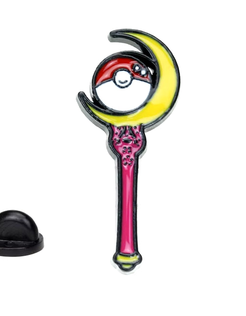 Load image into Gallery viewer, Anime Brooch Pins for Backpack Brooch Pokeball Gengar Meowth Pikachu Squirtle Cute Enamel Pin Kids Gift Accessories
