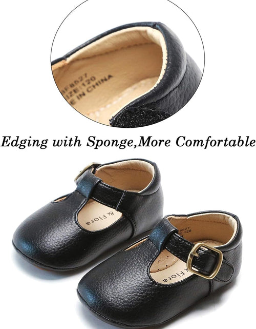 Load image into Gallery viewer, Soft Sole Leather Baby Shoes - Infant Baby Walking Shoes Moccasinss Rubber Sole Crib Shoes
