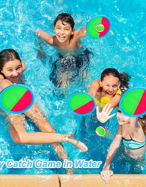 Load image into Gallery viewer, Toss and Catch Ball Game Outdoor Toys for Kids Yard Games Beach Toys outside Games for 3 4 5 6 7 8 9 10 Year Old Boys Girls (Upgraded)
