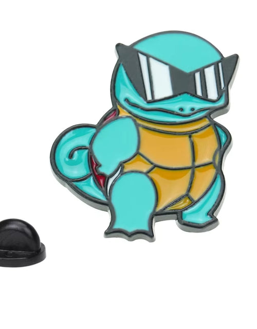 Load image into Gallery viewer, Anime Brooch Pins for Backpack Brooch Pokeball Gengar Meowth Pikachu Squirtle Cute Enamel Pin Kids Gift Accessories
