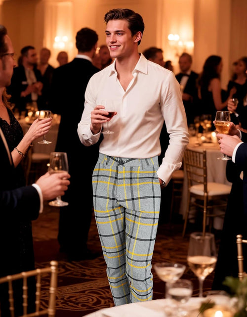 Load image into Gallery viewer, Mens Casual Pants Slim Fit Stretch Pants for Men
