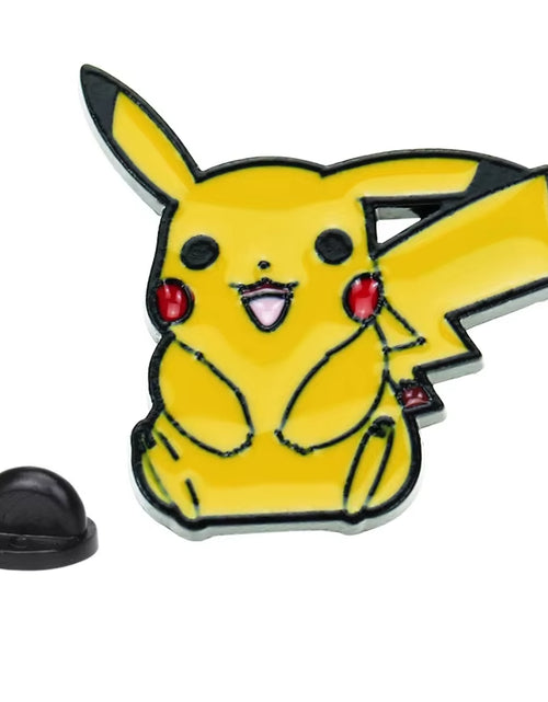 Load image into Gallery viewer, Anime Brooch Pins for Backpack Brooch Pokeball Gengar Meowth Pikachu Squirtle Cute Enamel Pin Kids Gift Accessories
